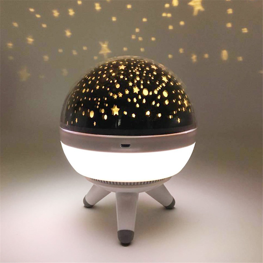 Brelong Led 야간 조명 회전 프로젝터 별이 빛나는 하늘 스타 마스터 어린이 키즈 아기 수면 로맨틱 Led USB 램프 프로젝터